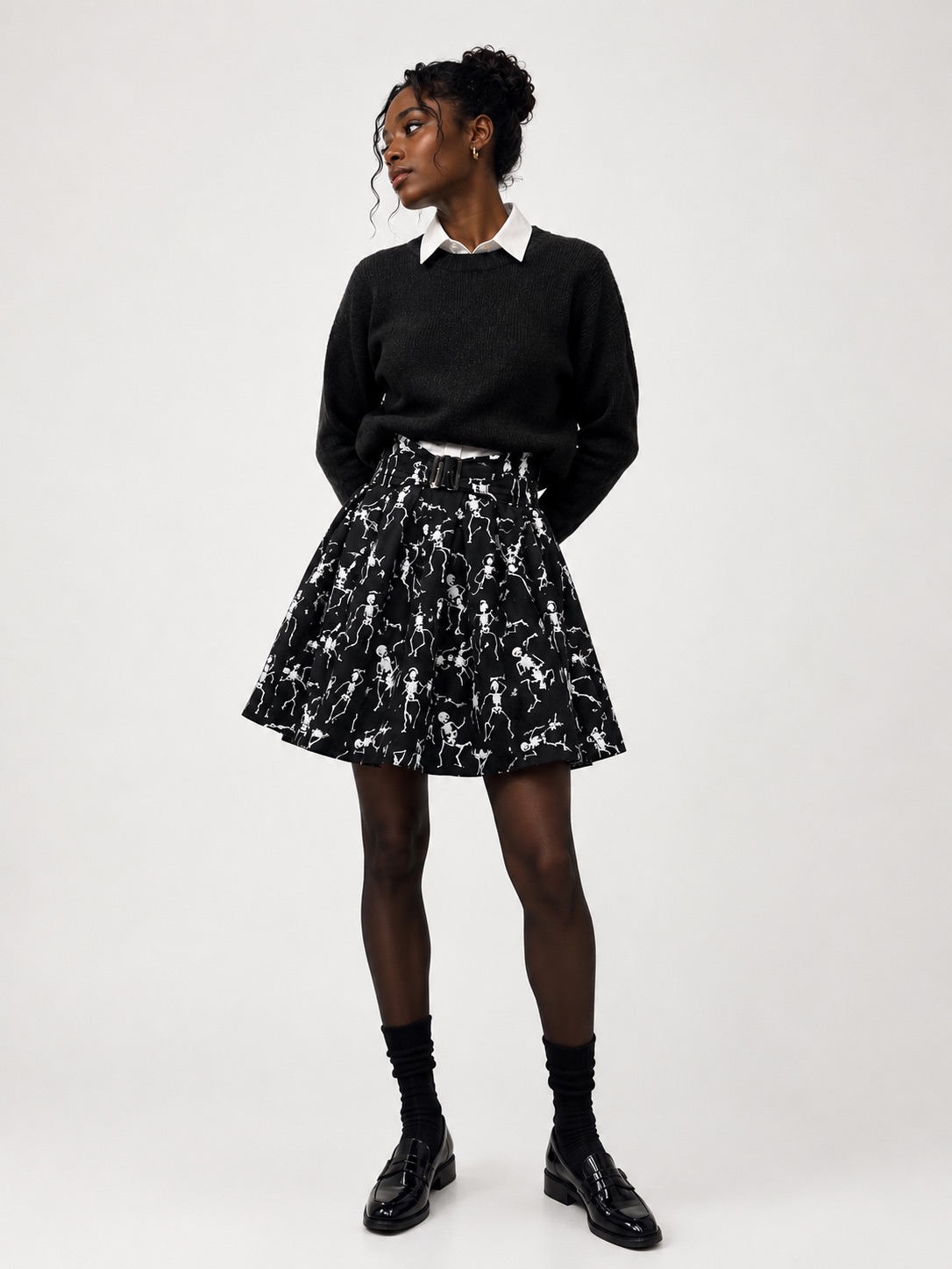 Skelett Skirt